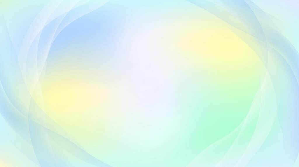 Abstract pastel wave background with soft gradient blue, yellow, and green colors