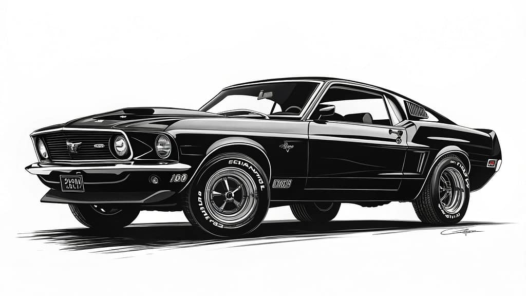 Free John Wick Mustang Graphic Resources at JexStock!