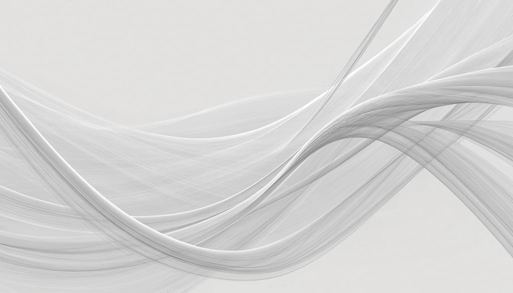 Elegant abstract waves on gray white background