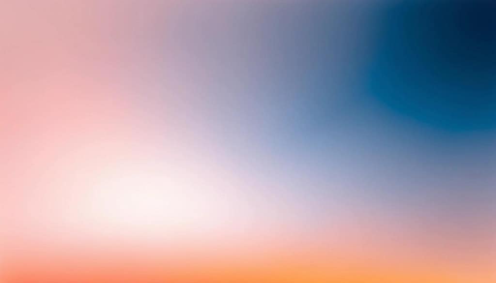Abstract smooth gradient background with soft pastel pink, purple, and blue colors for modern web design.