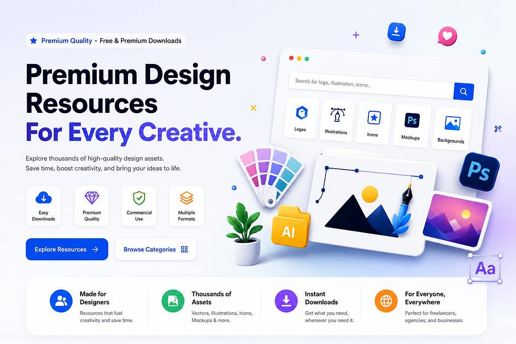 Download Premium logos illustrations vector in JexStock Free