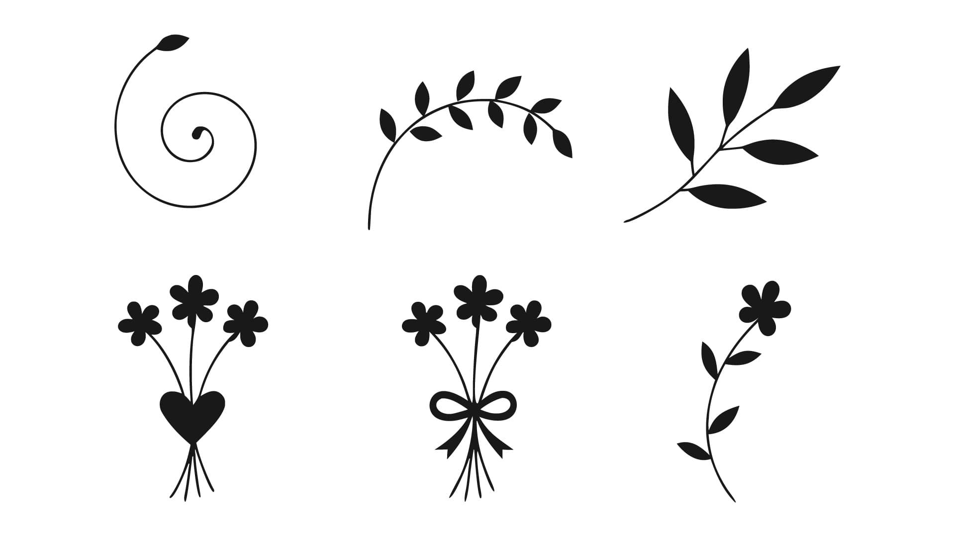 Free Floral Decorative Elements: SVG, PNG & Vector Download