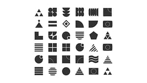 Free Geometric Logo Shape Bundle SVG Vector Download