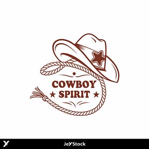 Cowboy Spirit Vector Illustration Free Download