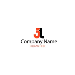 JL Monogram Logo Template Vector Design