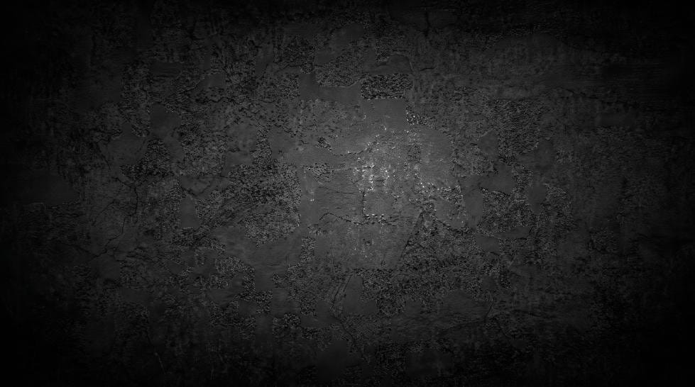 Weathered dark concrete wall texture vector with rough plaster details and moody vignette lighting.